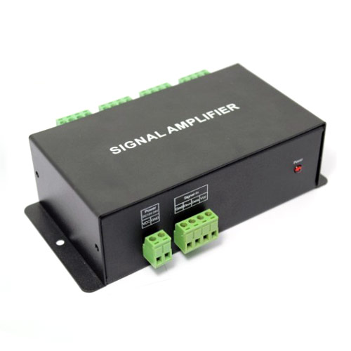 DC12V, 8 Channel SPI Signal Output Data Signal Amplifier For Programmable Dream Color 6803 1903 1809 1812 2811 IC Led Light Strips DC12V, 8 Channel SPI Signal Output Data Signal Amplifier For Programmable Dream Color 6803 1903 1809 1812 2811 IC Led Light Strips